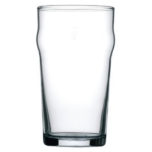 Arcoroc Nonic Nucleated Beer Glasses 570ml CE Marked (Pack of 48) - D940  - 1