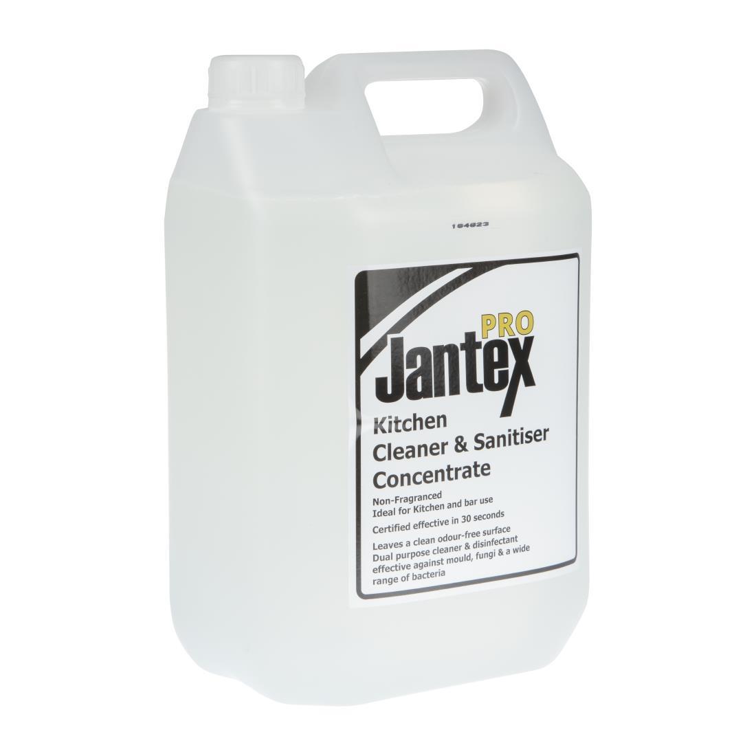 Jantex Pro Kitchen Cleaner and Sanitiser Concentrate 5Ltr - GM986  - 2