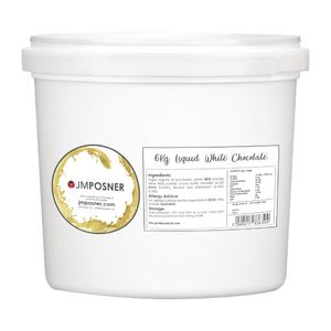 JM Posner Liquid White Chocolate Mix 6kg - FD089  - 1