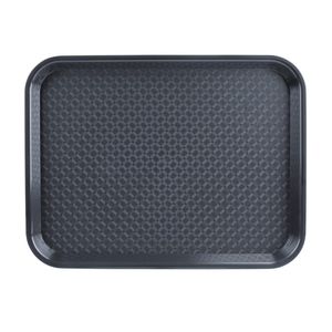 Olympia Kristallon Foodservice Tray Charcoal 350 x 450mm - FD938  - 1