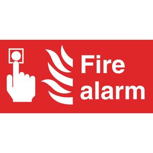 Fire Alarm Sign - W225  - 1