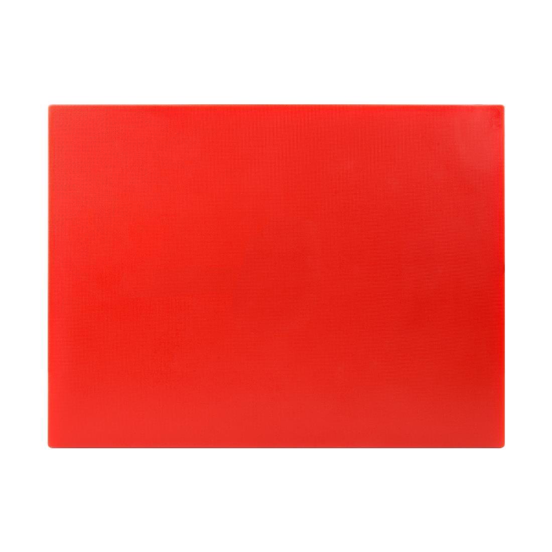 Hygiplas Low Density Red Chopping Board Large - HC877  - 3