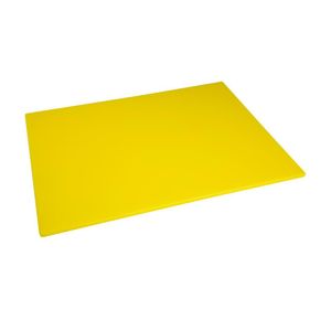 Hygiplas Low Density Yellow Chopping Board Large - HC883  - 1