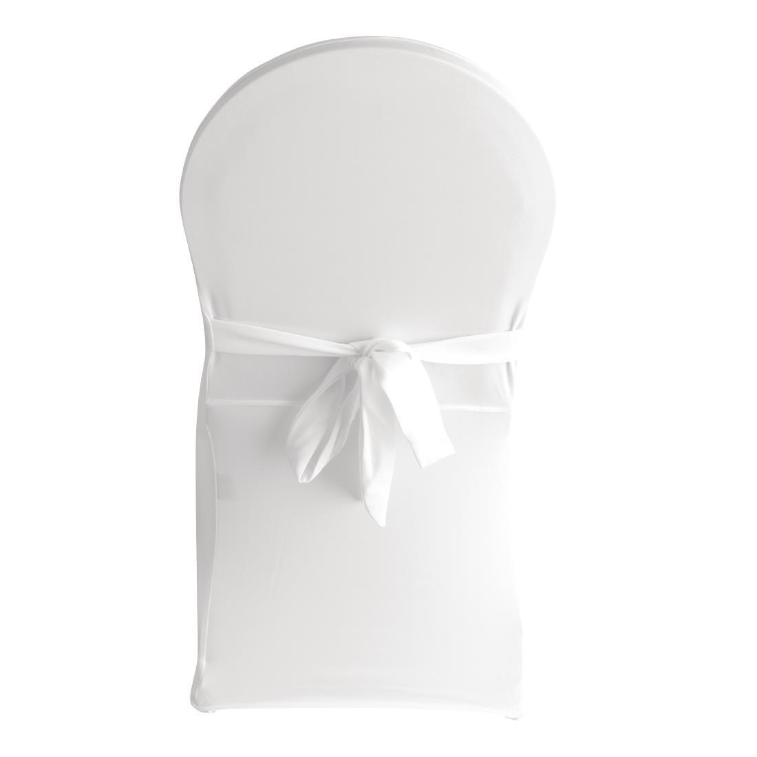 Bolero Banquet Chair Cover White - DP924  - 3