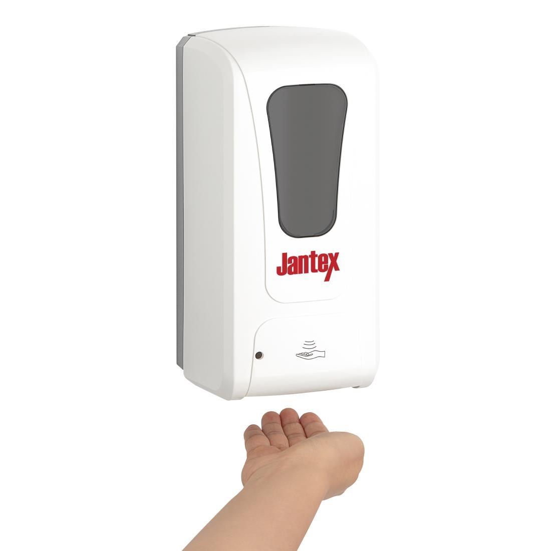 Jantex Automatic Liquid Hand Soap and Sanitiser Dispenser 1Ltr - FN975  - 3