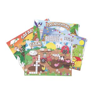 Crafti's Kids Activity Sheet Assorted Designs (Pack of 500) - CM732  - 2