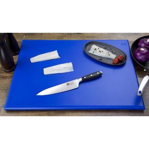 Hygiplas Extra Thick High Density Blue Chopping Board Large - J042  - 4