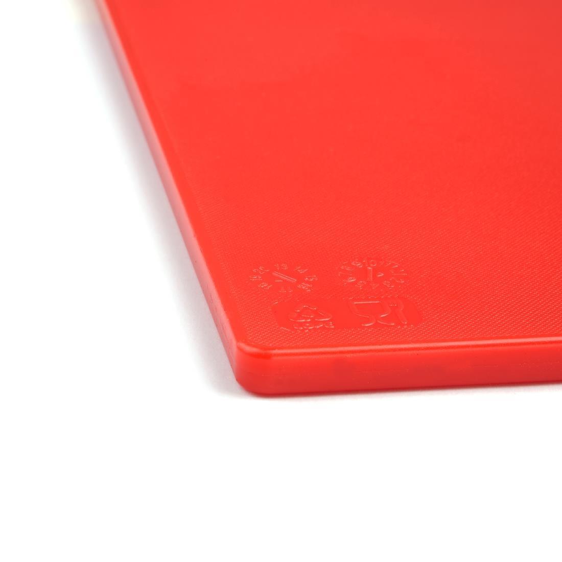 Hygiplas Low Density Red Chopping Board Standard - J255  - 4