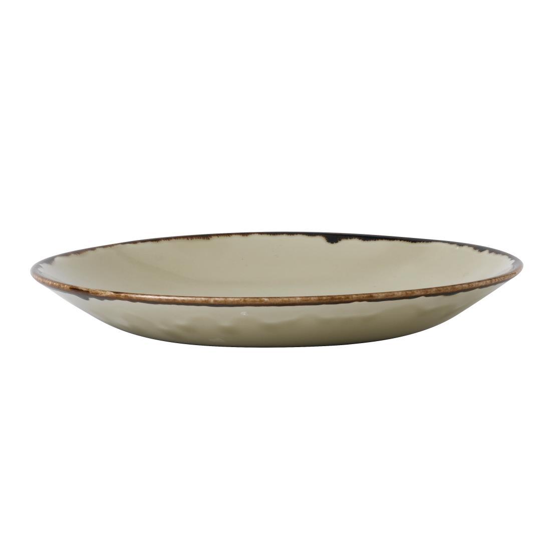 Dudson Harvest Deep Coupe Plates Linen 255mm (Pack of 12) - FC035  - 2