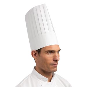 eGreen Disposable Chefs Hat White (Pack of 50) - A250  - 1