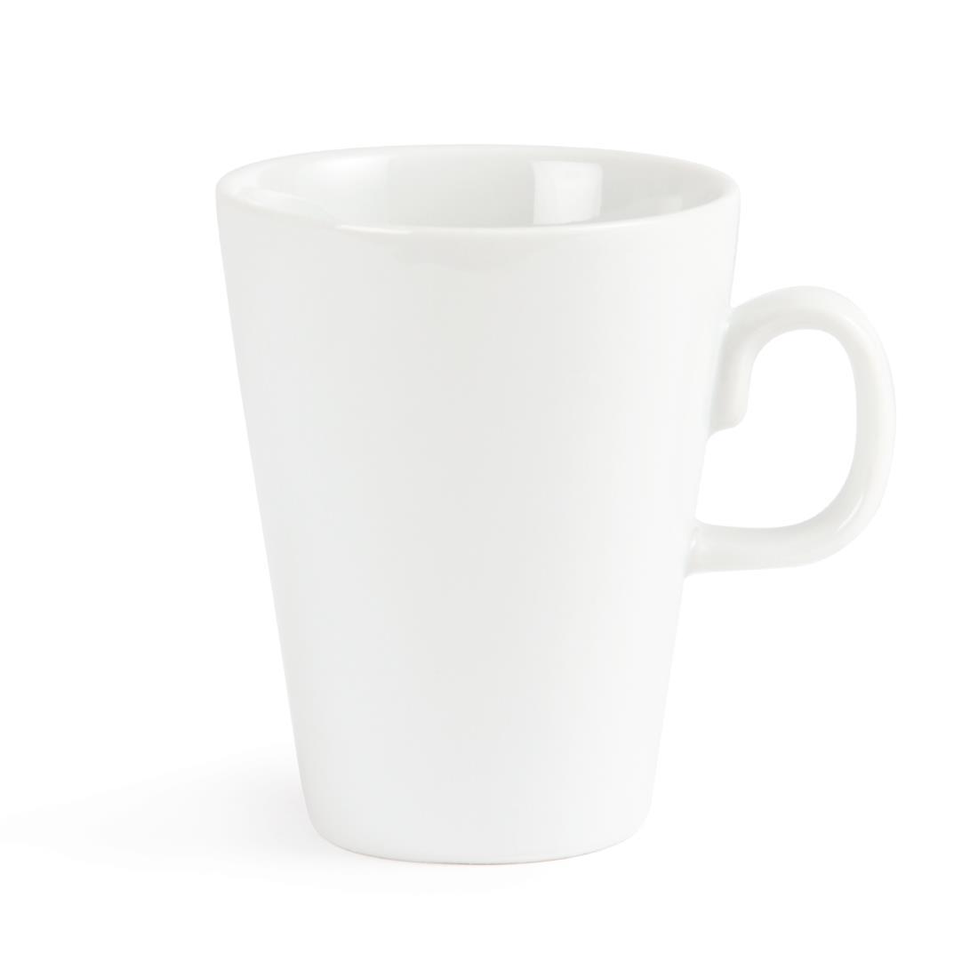 Olympia Whiteware Latte Mugs 310ml 11oz (Pack of 12) - C359  - 2