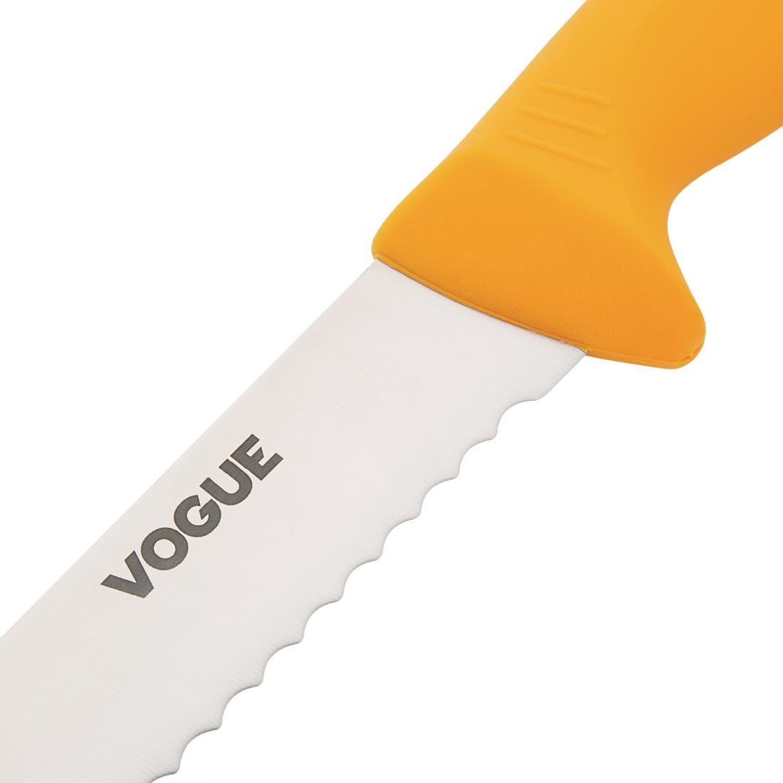 Vogue Soft Grip Pro Serrated Slicer 28cm - GH530  - 3