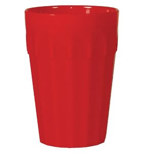 Olympia Kristallon Polycarbonate Tumblers Red 142ml (Pack of 12) - CE273  - 1