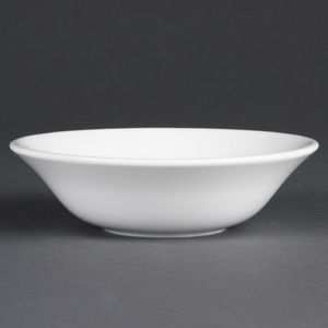 Olympia Whiteware Oatmeal Bowls 150mm 300ml (Pack of 12) - CB475  - 1