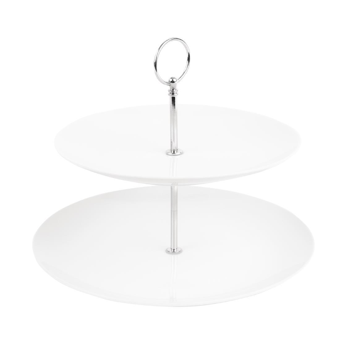Olympia 2 Tier Afternoon Tea Cake Stand - GG880  - 1