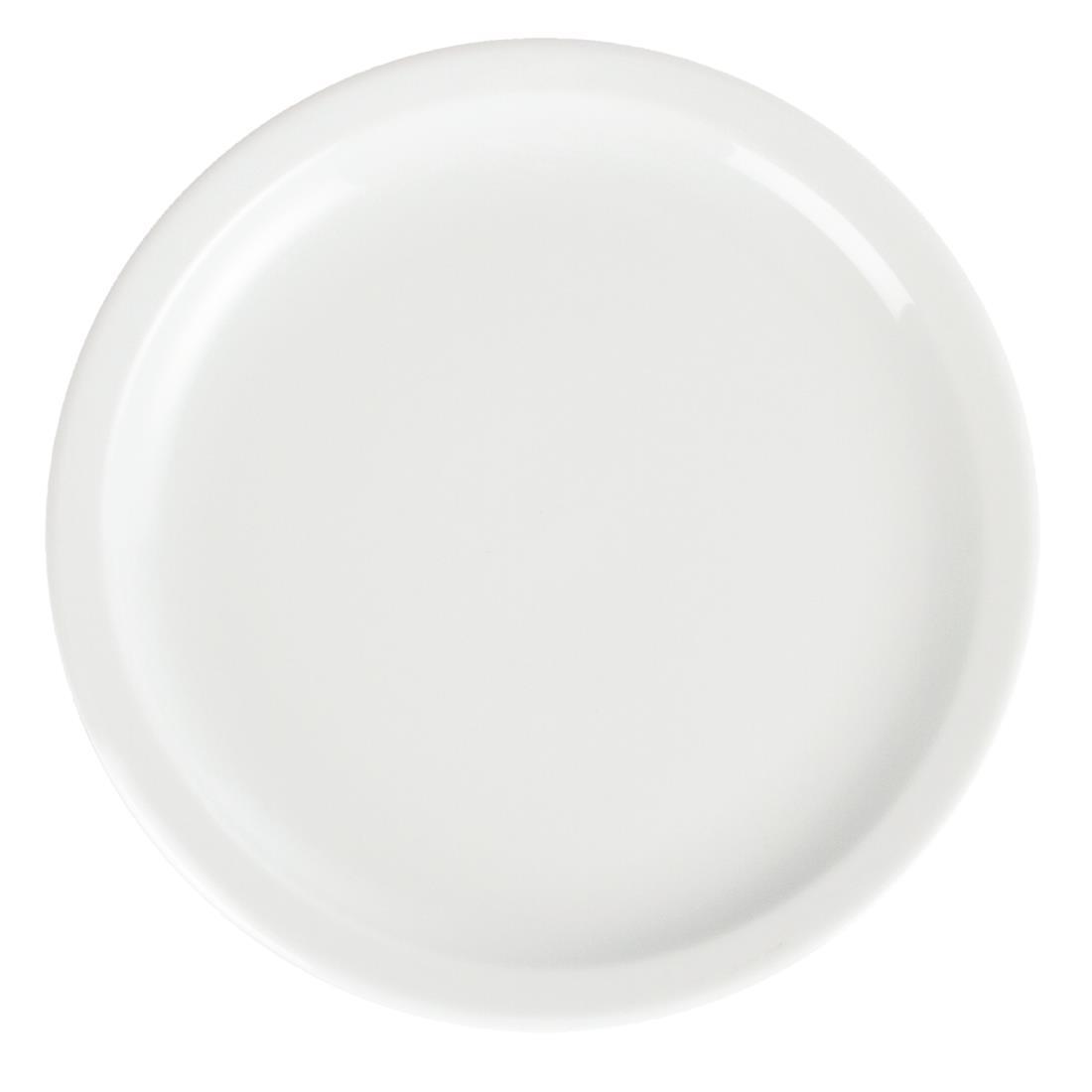 Olympia Whiteware Narrow Rimmed Plates 230mm (Pack of 12) - CB489  - 4
