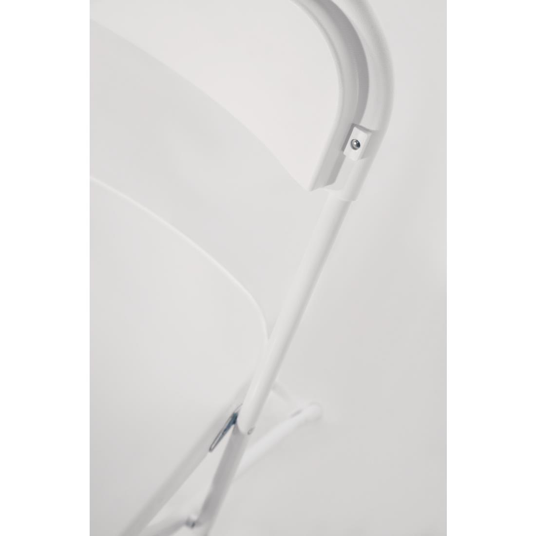 Bolero PP Folding Chairs White (Pack of 10) - GD387  - 8