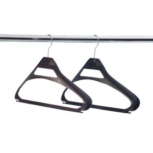 Black Polypropylene Hangers (Pack of 100) - U599  - 1