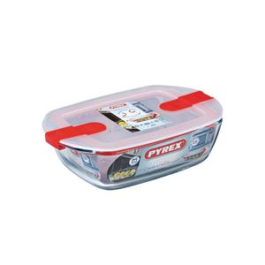 Pyrex Cook and Heat Rectangular Dish with Lid 350ml - FC366  - 3