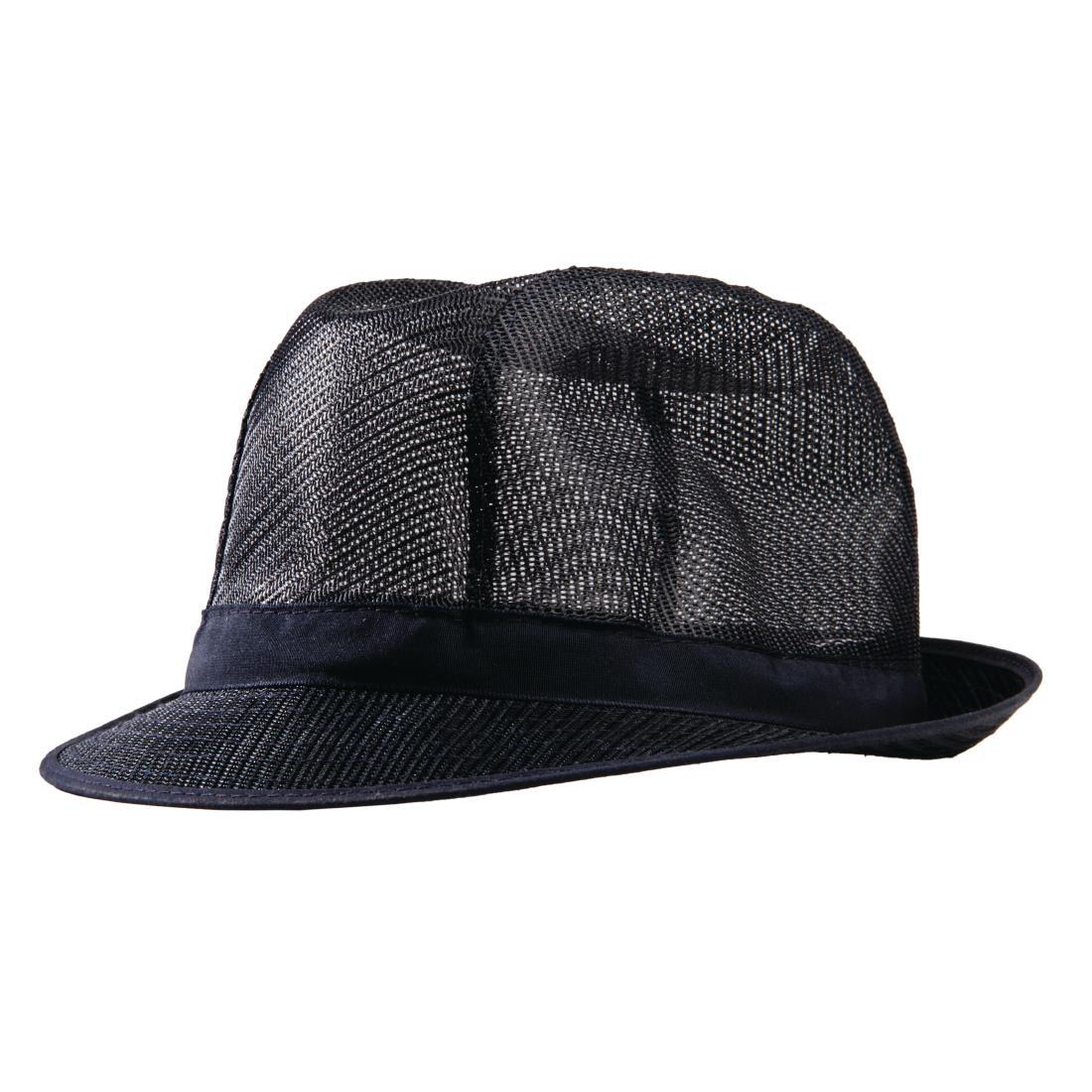 Trilby Hat with Snood Navy Blue L - A654-L  - 2