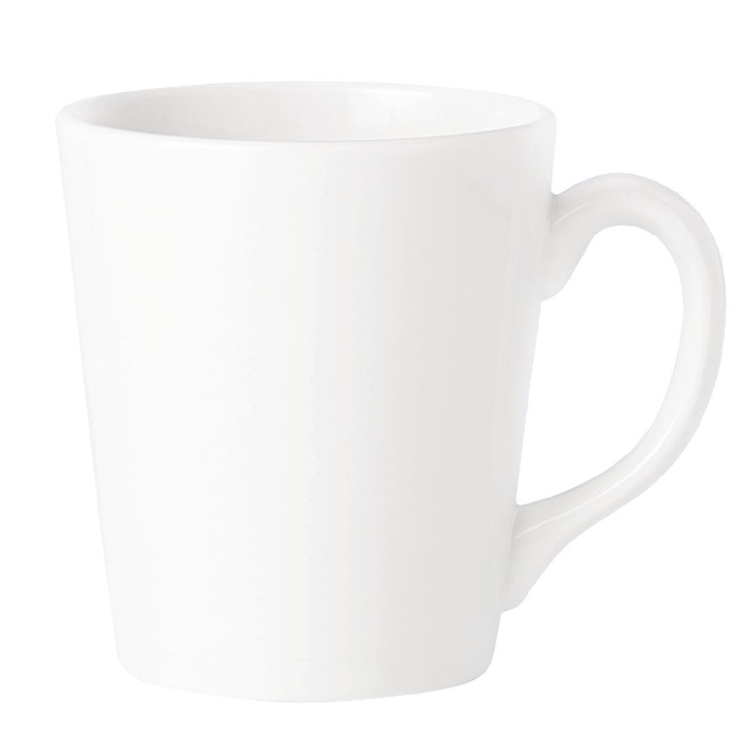 Steelite Simplicity White Coffeehouse Mugs 262ml (Pack of 36) - V9114  - 1