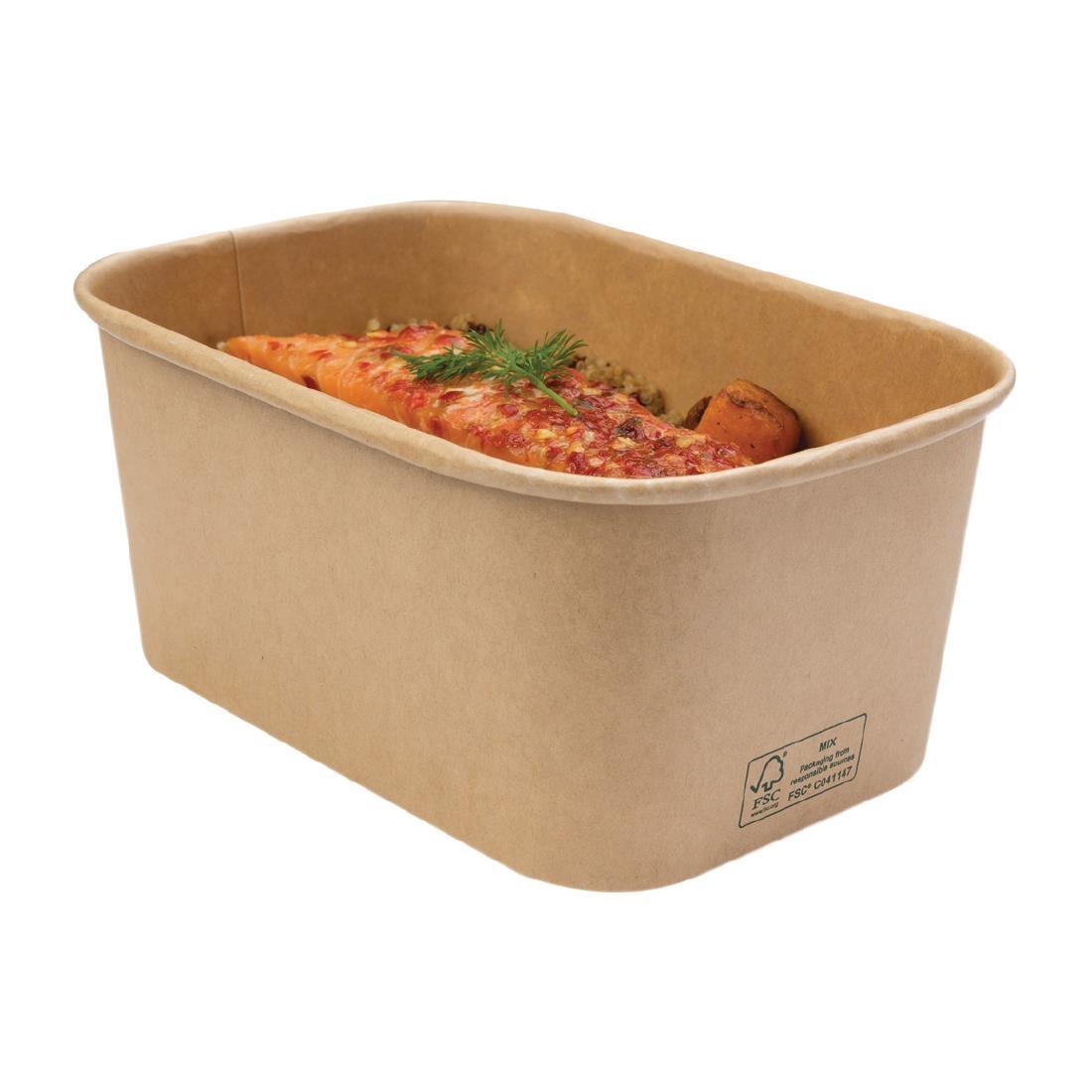 Colpac Stagione Recyclable Microwavable Food Boxes 1Ltr / 35oz (Pack of 300) - FP459  - 2
