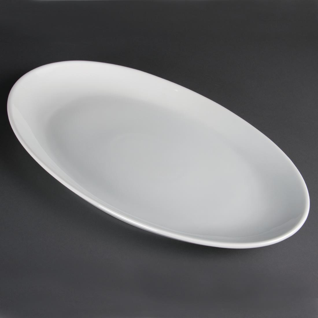 Olympia French Deep Oval Plates 500mm - CC892  - 1