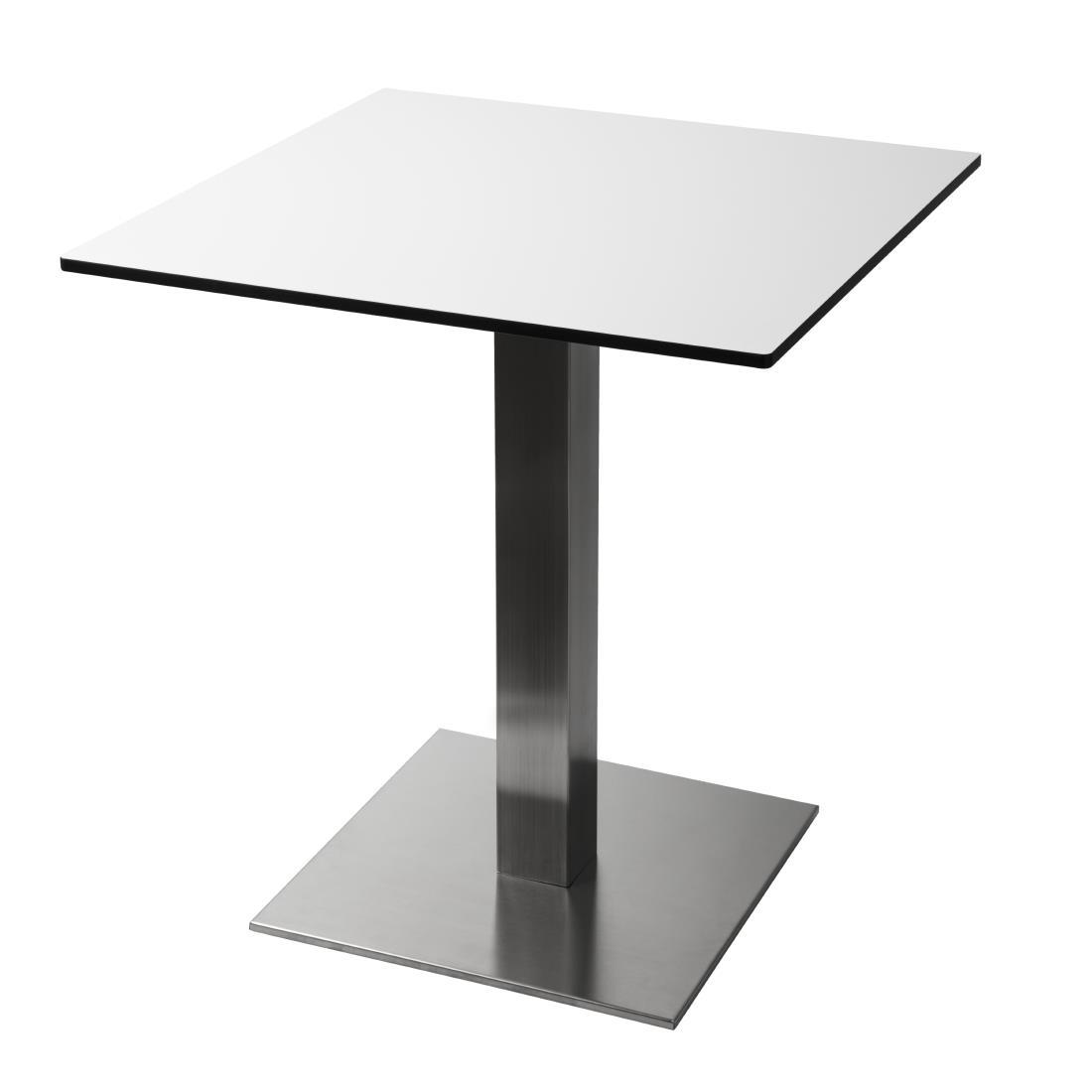 Bolero Stainless Steel Square Table Base - CF157  - 2