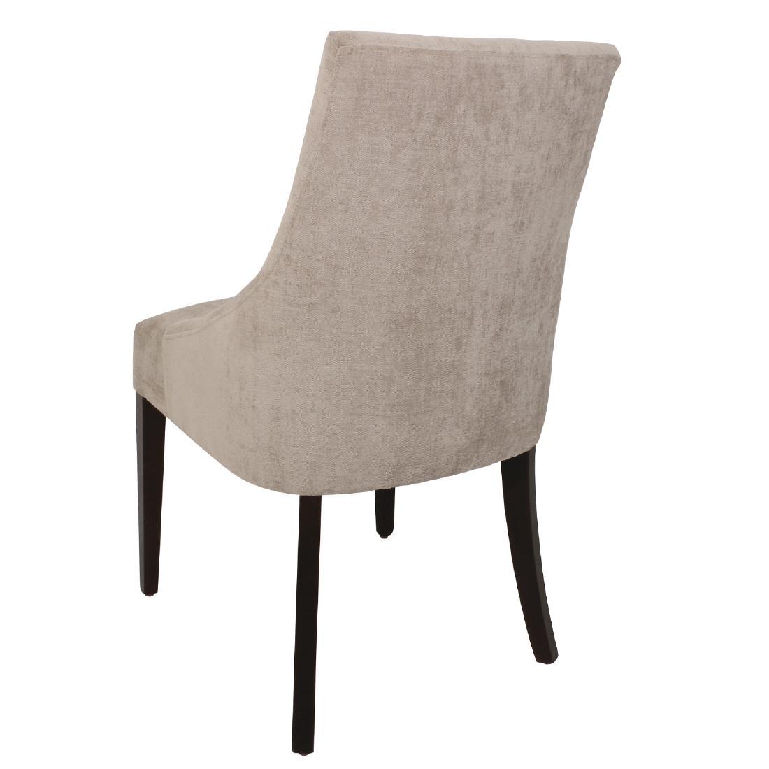Bolero Neutral Finesse Dining Chairs (Pack of 2) - CF367  - 3