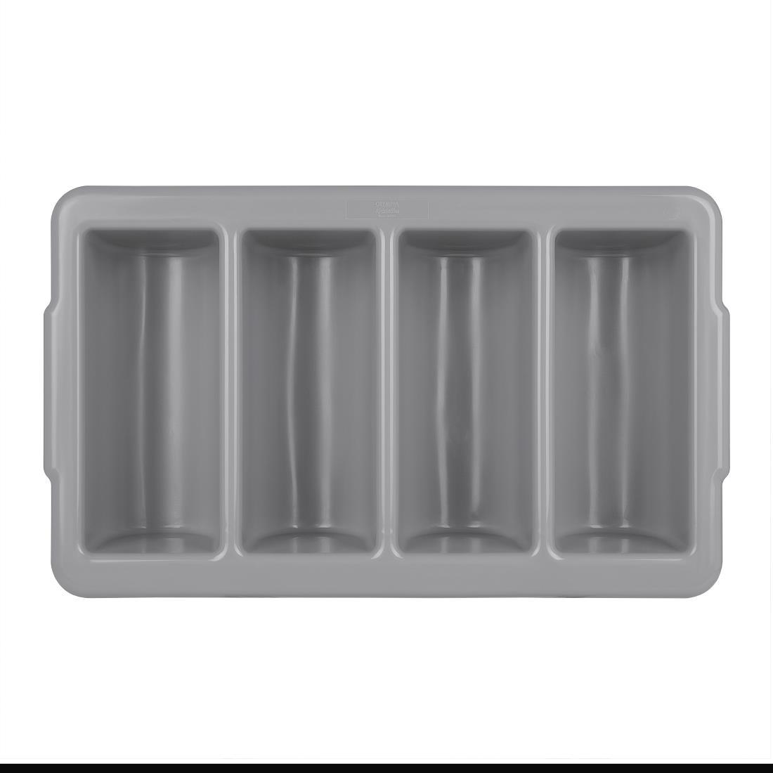 Olympia Kristallon Stackable Plastic Cutlery Tray Large - J850  - 1