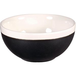 Churchill Monochrome Soup Bowl Onyx Black 455ml (Pack of 12) - DR688  - 1