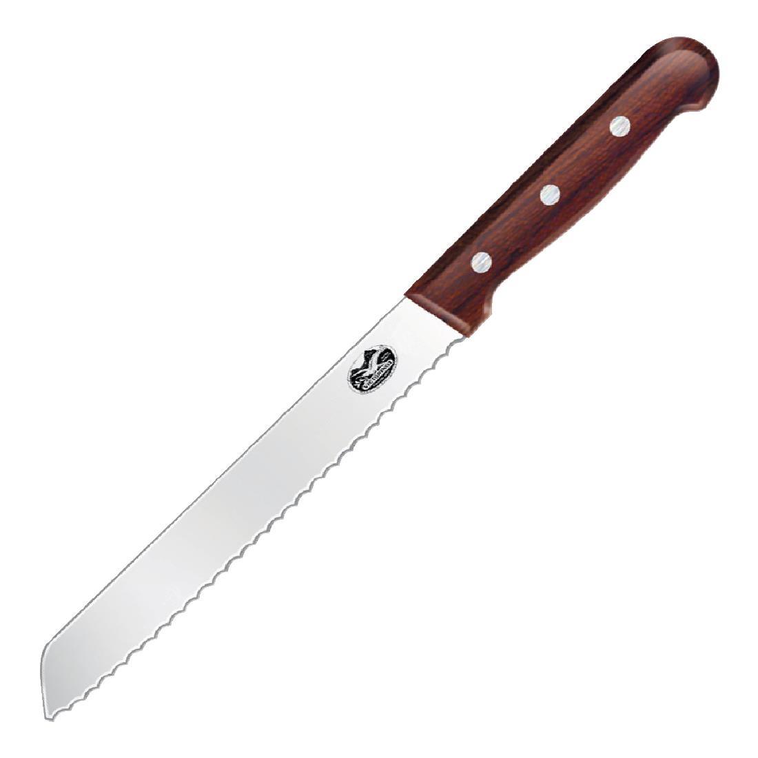 Victorinox Wooden Handled Serrated Bread Knife 21.5cm - C648  - 1