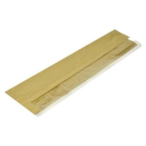 Vegware Compostable Kraft Baguette Bags With PLA Window (Pack of 1000) - CL693  - 1