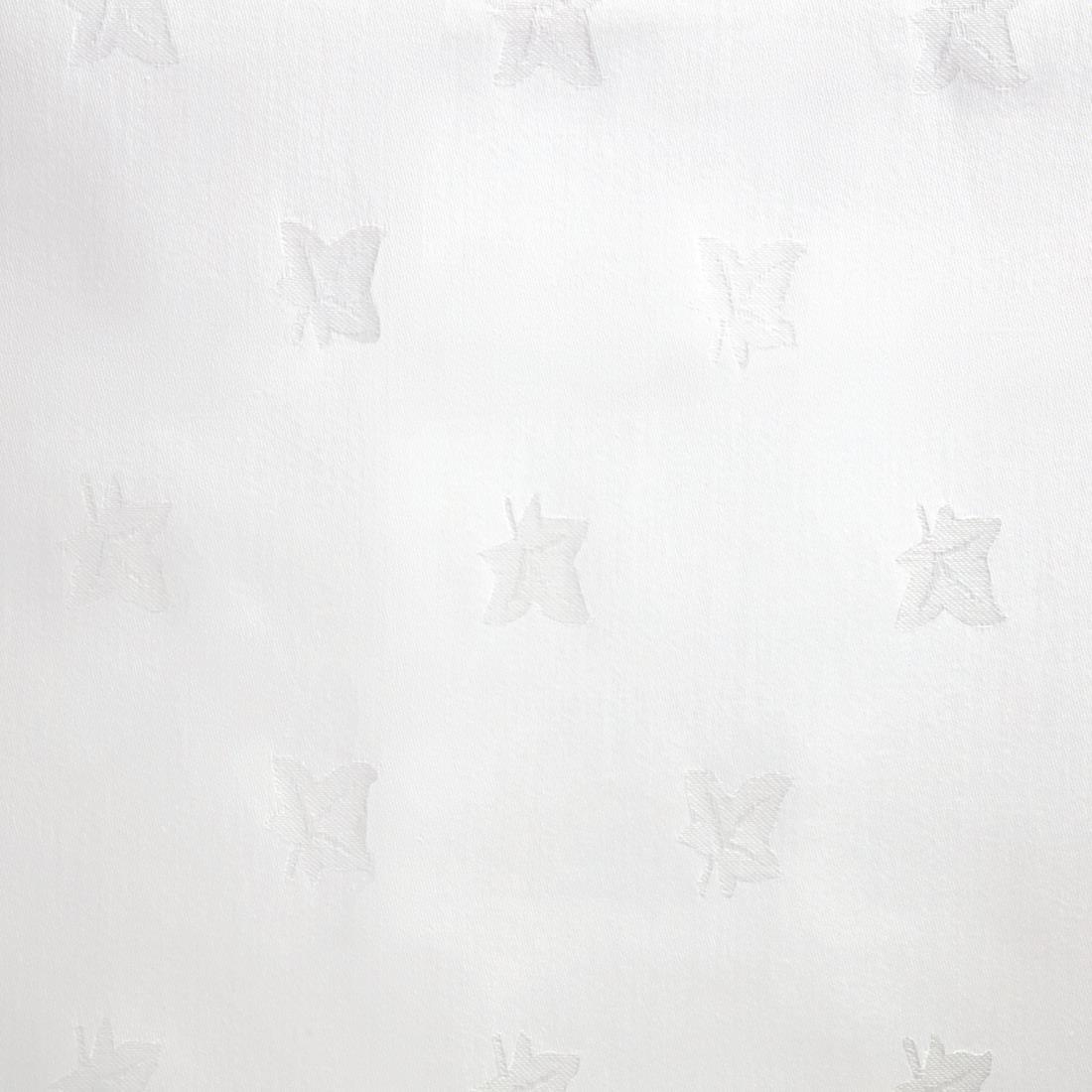 Mitre Luxury Luxor Tablecloth Ivy Leaf White 1350 x 1350mm - GW444  - 4