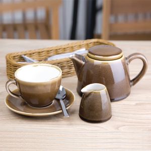 Olympia Kiln Cappuccino Saucer Bark 140mm (Pack of 6) - GP363  - 7