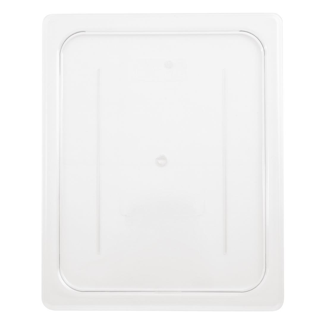 Cambro Clear Polycarbonate 1/2 Gastronorm Lid - DC663  - 3