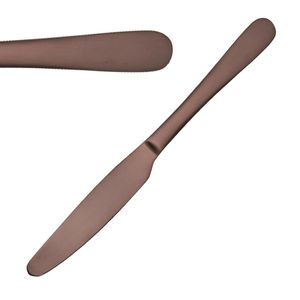 Olympia Cyprium Copper Dessert Knife (Pack of 12) - HC341  - 1