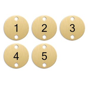 Bolero Table Numbers Bronze (1-5) - DY774  - 3