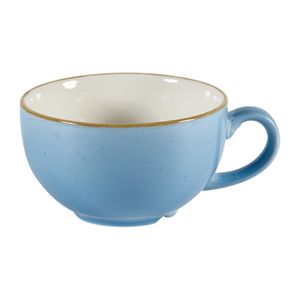Churchill Stonecast Cappuccino Cups Cornflower Blue 227ml 8oz (Pack of 12) - DY881  - 1