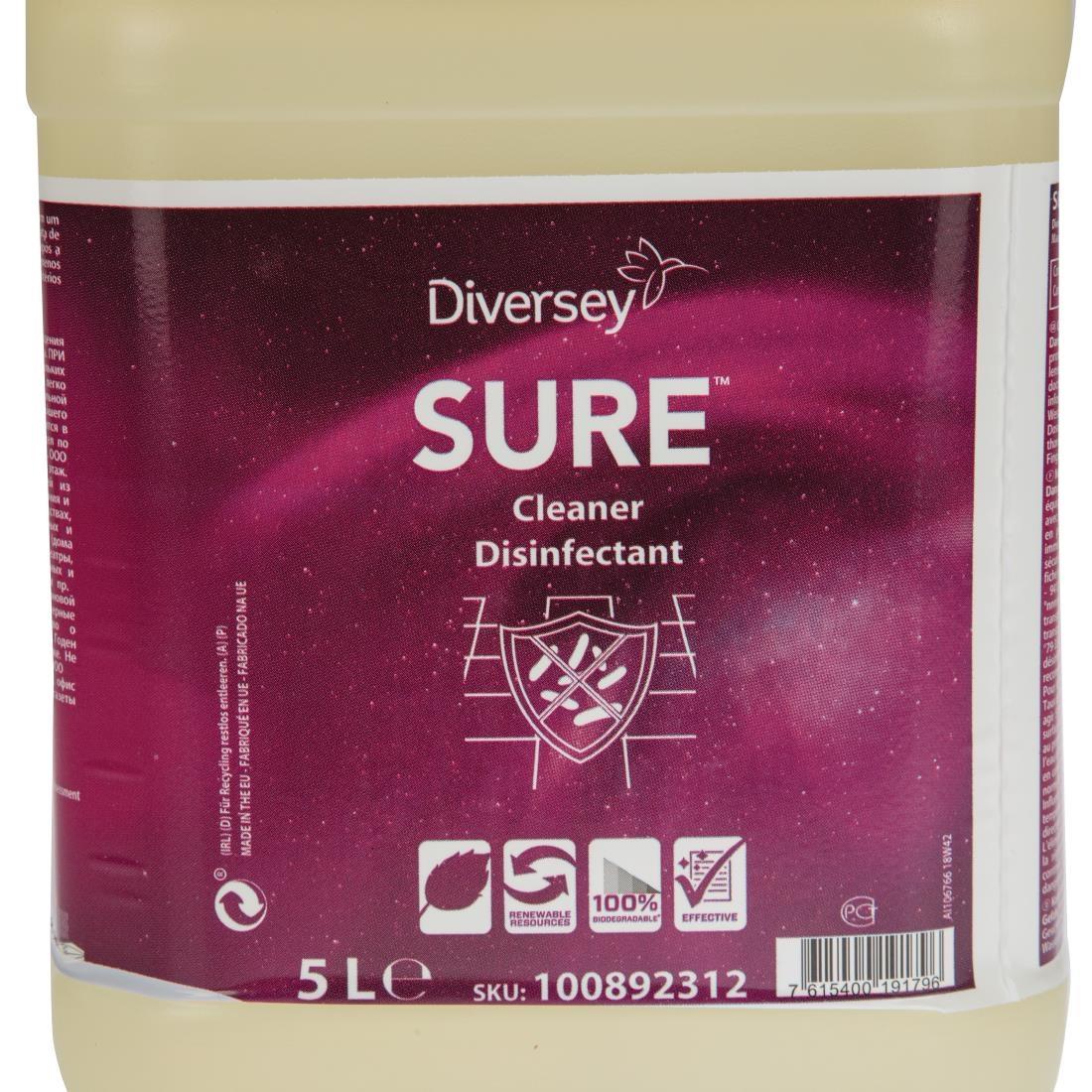 SURE Cleaner and Disinfectant Concentrate 5Ltr (2 Pack) - FA237  - 2