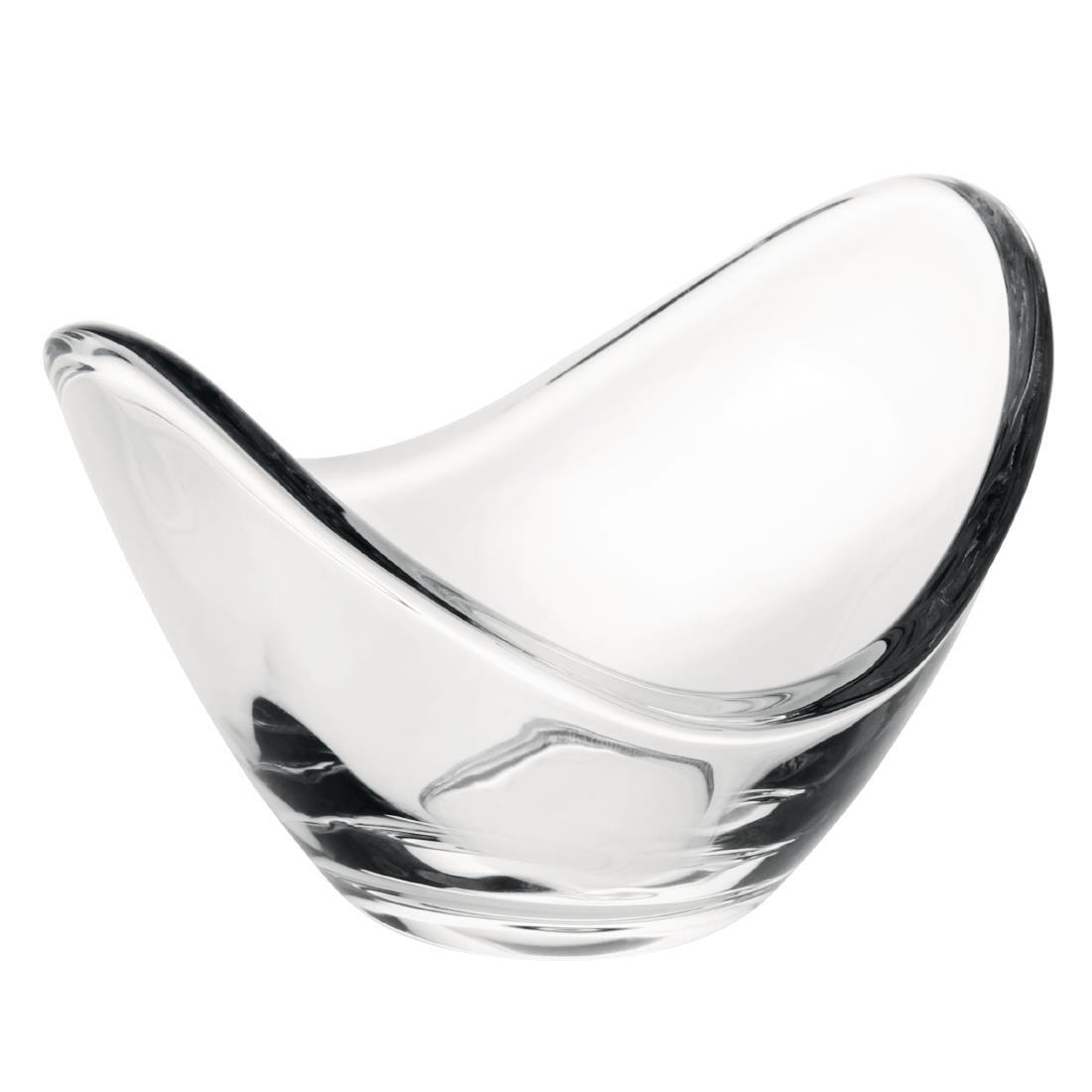 Olympia Dipping Pot Oval Glass 100mm (Pack of 12) - CN643  - 1