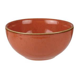 Churchill Stonecast Spiced Orange Soup Bowls 132mm (Pack of 12) - HC836  - 1