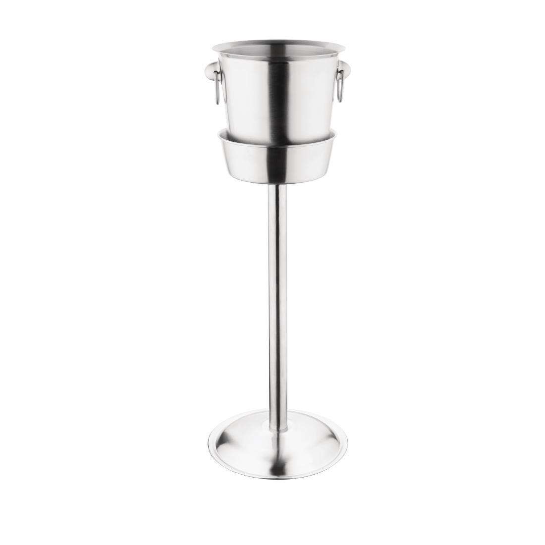Olympia Brushed Stainless Steel Wine and Champagne Bucket - K406  - 3
