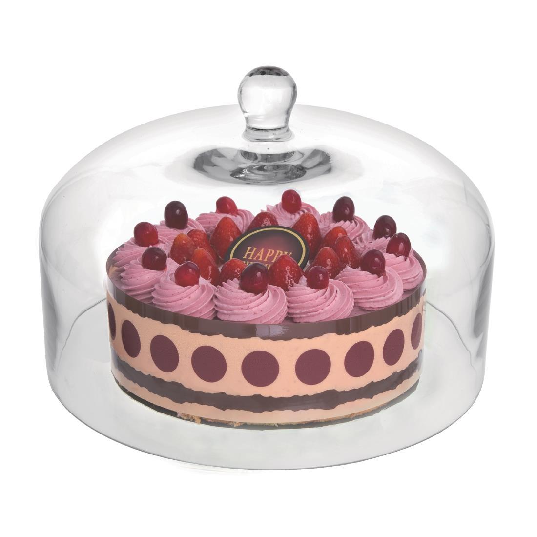 Olympia Glass Cake Stand Dome - CS014  - 4