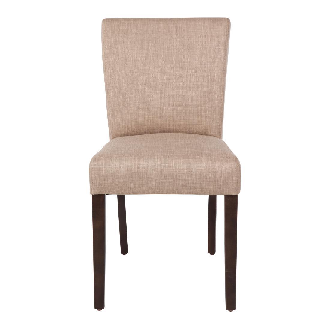 GR367 - Bolero Contemporary Dining Chair Natural (Pack 2) - GR367  - 2