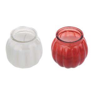 Olympia Pumpkin Jar Candle Red (Pack of 12) - CS751  - 3