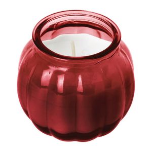 Olympia Pumpkin Jar Candle Red (Pack of 12) - CS751  - 1