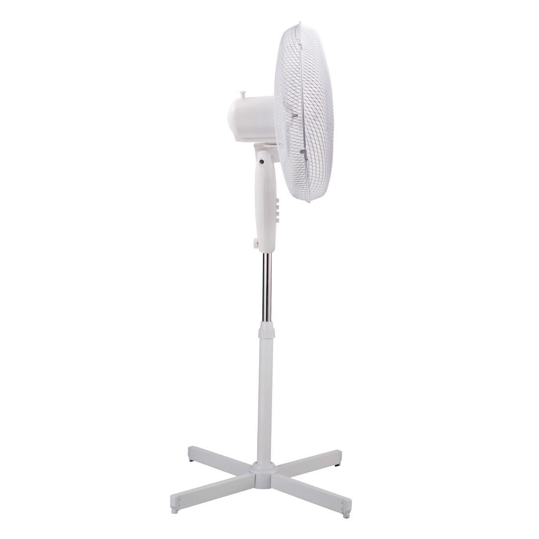 Igenix 16" Oscillating White Stand Fan - GR389  - 3