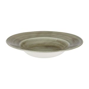 Churchill Stonecast Patina Antique Wide Rim Bowls Green 280mm (Pack of 12) - HC819  - 1
