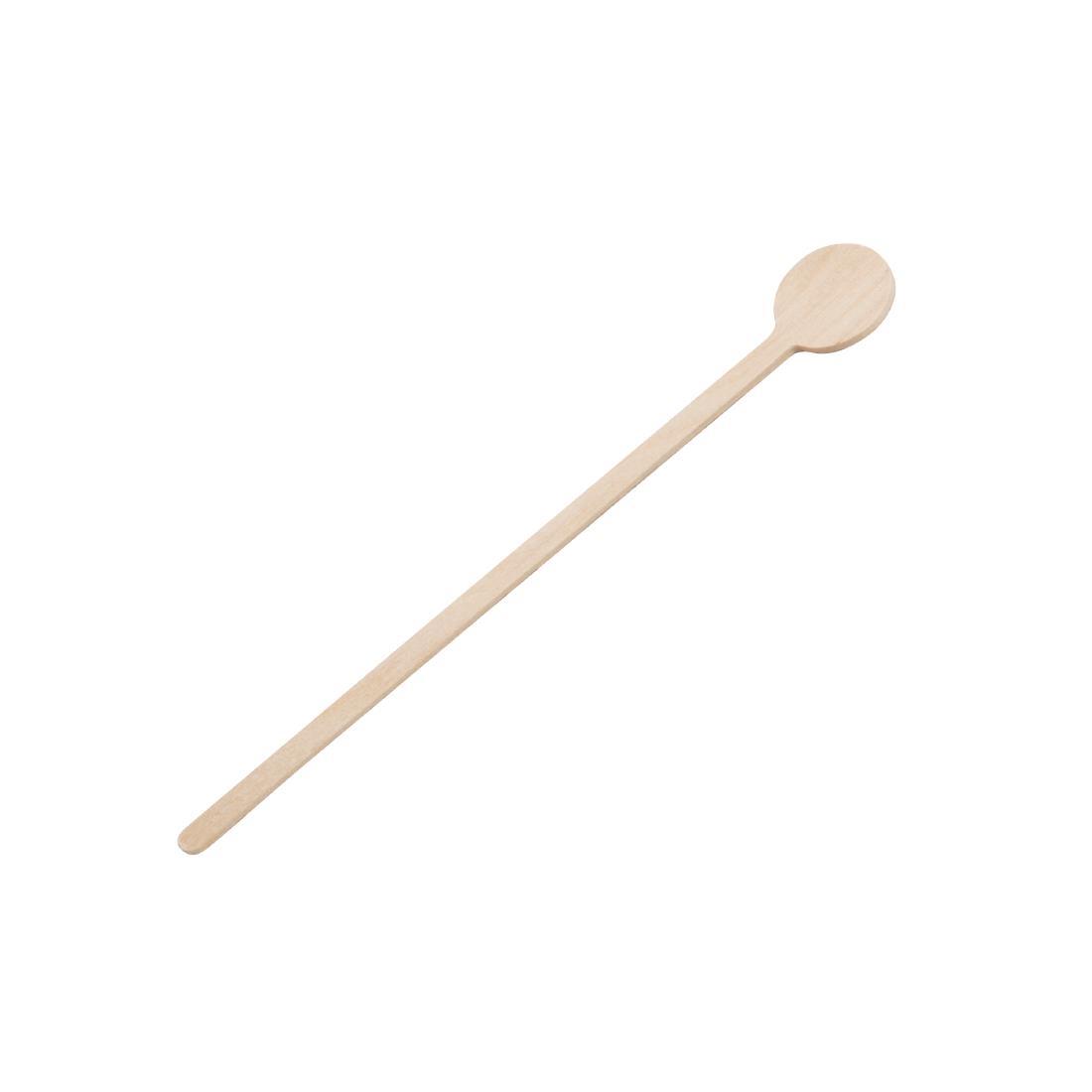 Fiesta Compostable Wooden Cocktail Stirrers 150mm (Pack of 100) - DB493  - 1